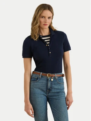 LAUREN RALPH LAUREN Polo 200679219028 Granatowy Regular Fit