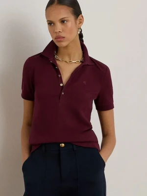 Lauren Ralph Lauren polo damski kolor bordowy 200679219