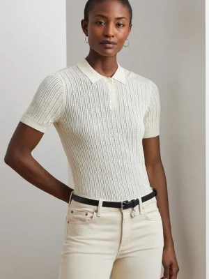 Lauren Ralph Lauren polo damskie kolor beżowy 200963653