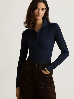 Lauren Ralph Lauren polo damskie z bawełną granatowy