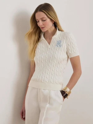 LAUREN RALPH LAUREN Polo Natrissa | Slim Fit biały