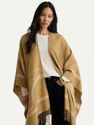 LAUREN RALPH LAUREN Ponczo 454P23618002 Beżowy ciemny