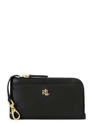 Lauren Ralph Lauren portfel damski skórzany czarny