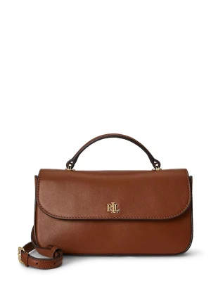 Lauren Ralph Lauren portfel damski skórzany brązowy