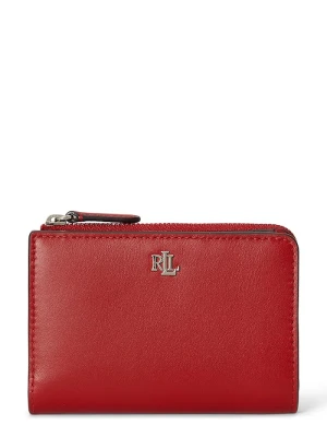 Lauren Ralph Lauren portfel damski skórzany czerwony