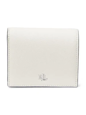 Lauren Ralph Lauren portfel skórzany damski kolor biały 432962112