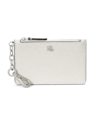 Zdjęcie produktu Lauren Ralph Lauren portfel skórzany damski kolor biały 432966789