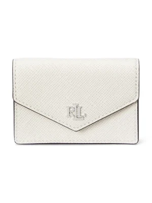Lauren Ralph Lauren portfel skórzany damski kolor biały 432967060
