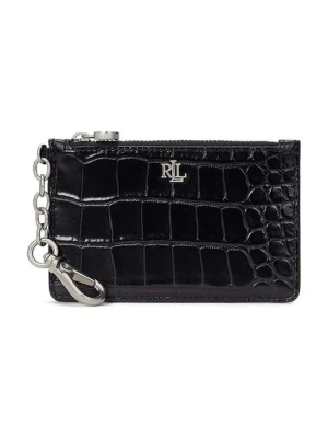 Lauren Ralph Lauren portfel skórzany damski kolor czarny 432951705