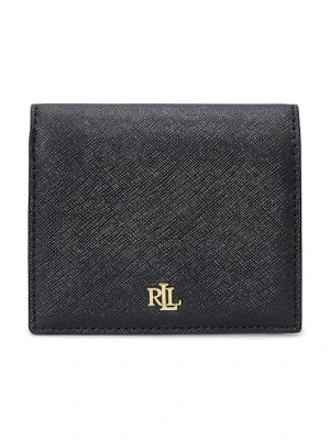 Lauren Ralph Lauren portfel skórzany damski kolor czarny 432962112