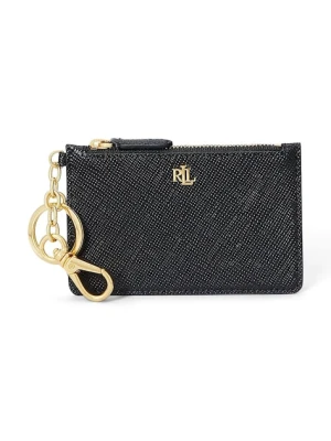 Lauren Ralph Lauren portfel skórzany damski kolor czarny 432966789