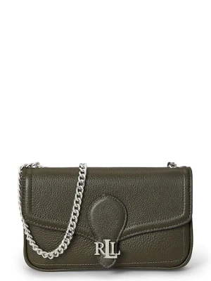 Lauren Ralph Lauren portfel skórzany damski kolor zielony 432977374