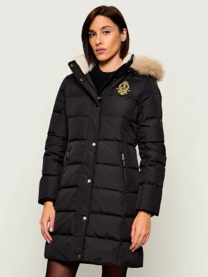 LAUREN RALPH LAUREN Puchowy płaszcz czarny