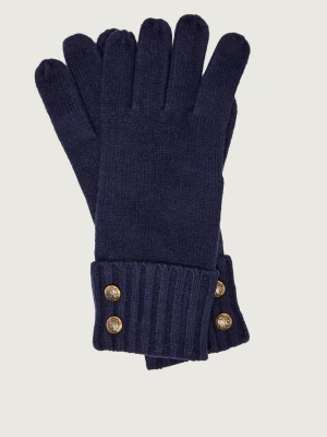 LAUREN RALPH LAUREN Rękawiczki | z dodatkiem wełny granatowy