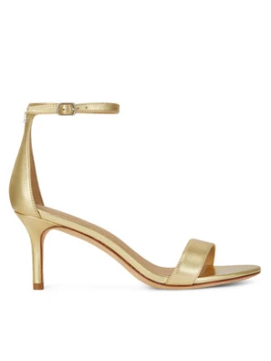 LAUREN RALPH LAUREN Sandały Allie Mid 802978207002 Złoty