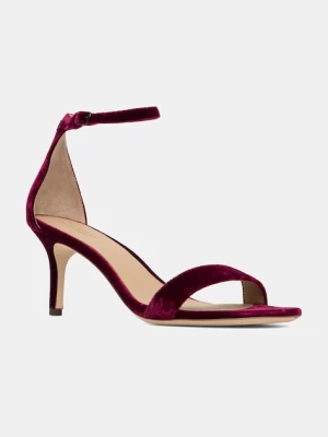 Lauren Ralph Lauren sandały Allie Mid kolor czerwony 802980559002