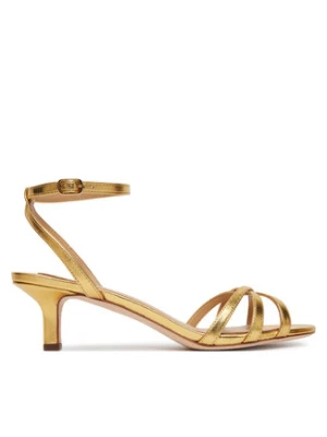 LAUREN RALPH LAUREN Sandały Kendyl 802P10398001 Złoty