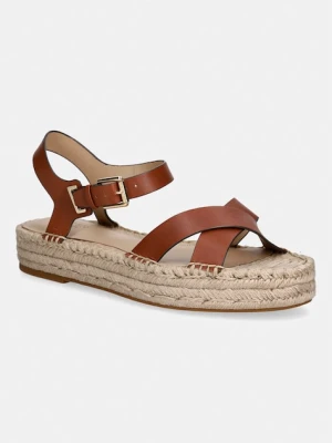 Lauren Ralph Lauren sandały na platformie damskie skórzane Emeryn