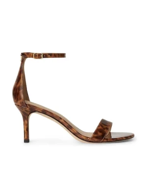 Lauren Ralph Lauren sandały na szpilce skórzane Allie Mid