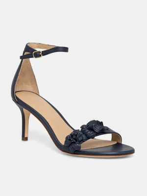 Lauren Ralph Lauren sandały na wysokim obcasie skórzane Allie M Flwr