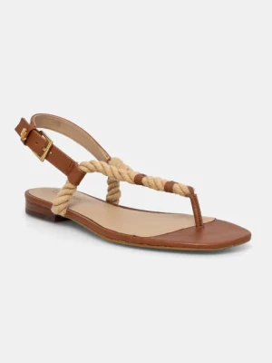 Lauren Ralph Lauren sandały Ntcl Everley damskie kolor brązowy 802959152001
