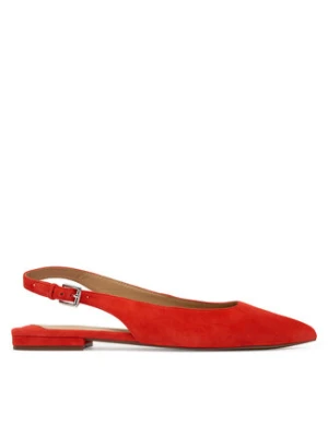 LAUREN RALPH LAUREN Sandały Severn Calfskin 802967746004 Pomarańczowy
