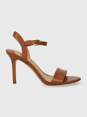 Lauren Ralph Lauren sandały skórzane Gwen