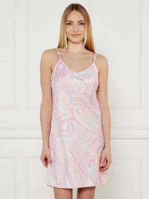 LAUREN RALPH LAUREN Satynowa koszula nocna | Regular Fit
