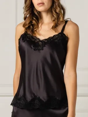 LAUREN RALPH LAUREN Satynowa piżama | Relaxed fit