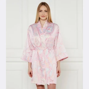 LAUREN RALPH LAUREN Satynowy szlafrok | Regular Fit