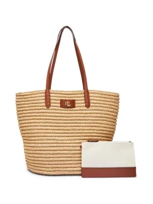 LAUREN RALPH LAUREN Shopperka + saszetka Brie | z dodatkiem skóry
