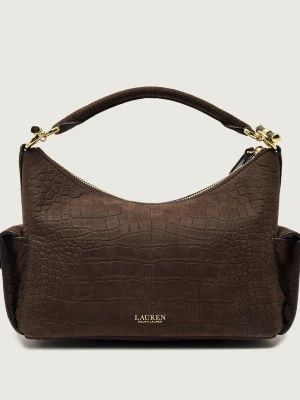 LAUREN RALPH LAUREN Skórzana torebka na ramię Blaike brązowy