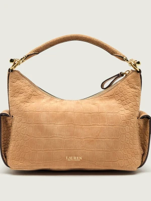 LAUREN RALPH LAUREN Skórzana torebka na ramię Blaike camel