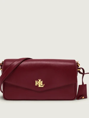 LAUREN RALPH LAUREN Skórzana torebka na ramię Farrah bordowy