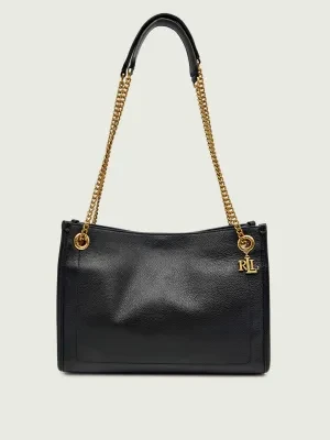 LAUREN RALPH LAUREN Skórzana torebka na ramię LUXE PEBBLE