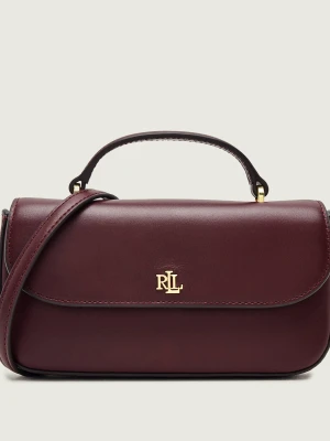 LAUREN RALPH LAUREN Skórzana torebka na ramię Marcy bordowy