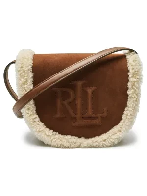 LAUREN RALPH LAUREN Skórzana torebka na ramię WITLEY Shearling