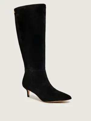 LAUREN RALPH LAUREN Skórzane kozaki na szpilce MCKAY