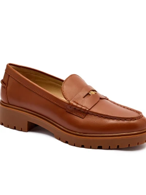 LAUREN RALPH LAUREN Skórzane loafersy