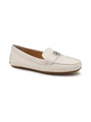 LAUREN RALPH LAUREN Skórzane mokasyny BARNSBURY-FLATS-DRIVER