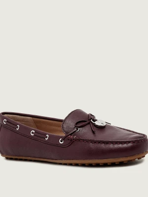LAUREN RALPH LAUREN Skórzane mokasyny Wylie bordowy