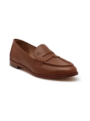 LAUREN RALPH LAUREN Skórzane mokasyny WYNNIE-FLATS-LOAFER