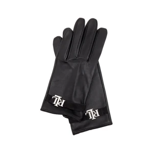 LAUREN RALPH LAUREN Skórzane rękawiczki LOGOLTHR GLV