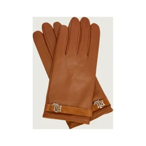 LAUREN RALPH LAUREN Skórzane rękawiczki LOGOLTHR GLV