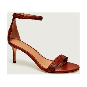 LAUREN RALPH LAUREN Skórzane sandały na szpilce ALLIE