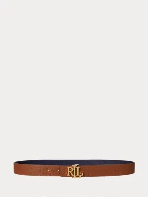 LAUREN RALPH LAUREN Skórzany dwustronny pasek