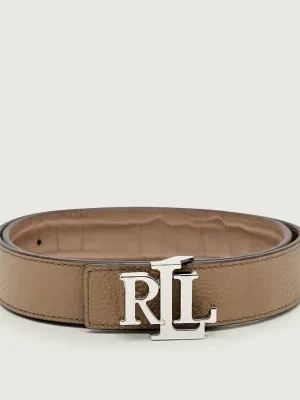 LAUREN RALPH LAUREN Skórzany dwustronny pasek