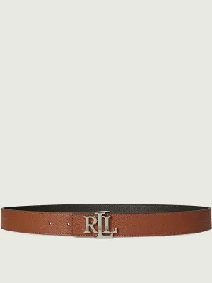 LAUREN RALPH LAUREN Skórzany dwustronny pasek
