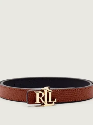 LAUREN RALPH LAUREN Skórzany dwustronny pasek