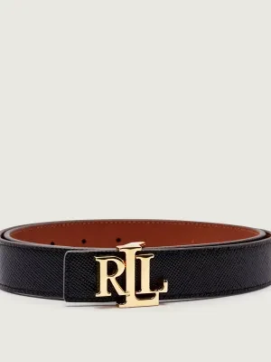 LAUREN RALPH LAUREN Skórzany dwustronny pasek